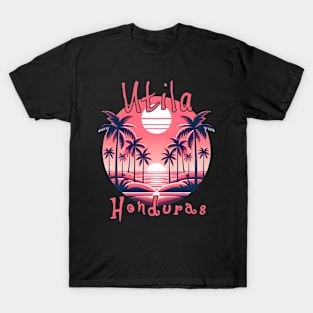 Sunset in Utila, Honduras T-Shirt